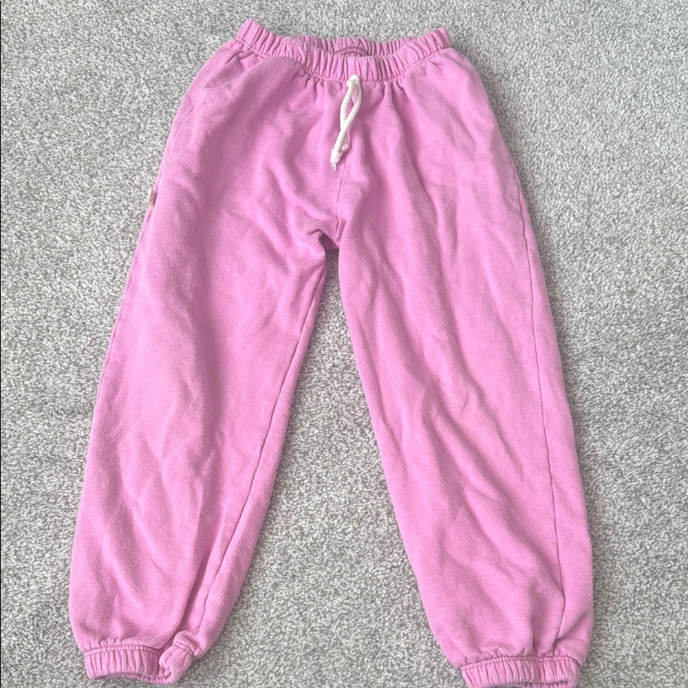 Bubblegum Pink Relaxed Fit Joggers with Elastic Cuffs